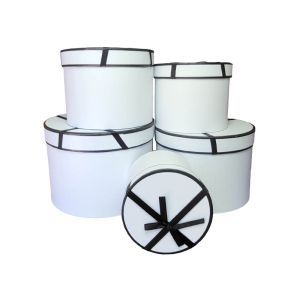 Cutii cilindru color pentru aranjamente florale set 5 buc