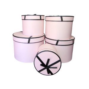 Cutii cilindru color pentru aranjamente florale set 5 buc