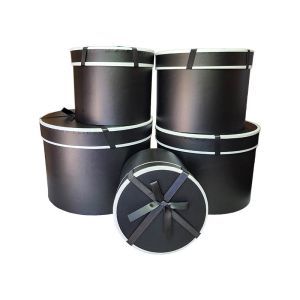 Cutii cilindru color pentru aranjamente florale set 5 buc