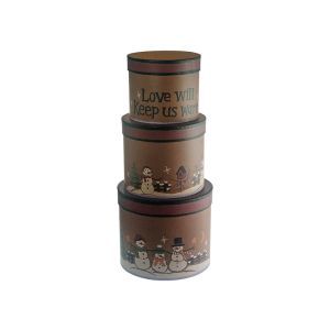 Cutii model craciun pentru aranjamente florale set 3 buc