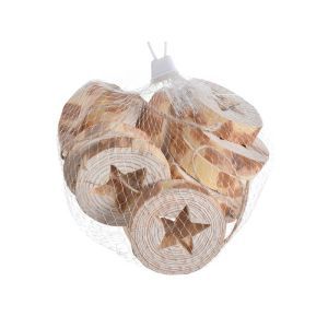 Felii lemn pentru aranjamente florale set 12 buc