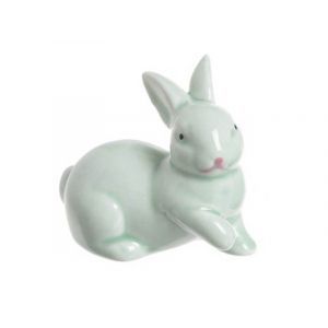 Figurina ceramica iepuras pentru aranjamente florale