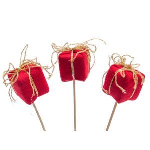 Figurina decorativa pentru aranjamente florale Craciun