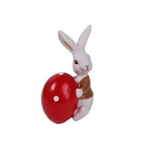 Figurina iepuras+ou pentru decoratiuni Paste