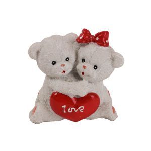 Figurina ursuleti+inimioara pentru decoratiuni florale