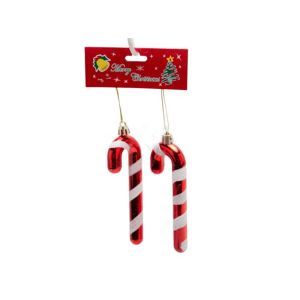 Figurine baston pentru decoratiuni Craciun set 2 buc