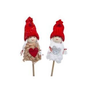 Figurine crosetate color+bat pentru decoratiuni Craciun