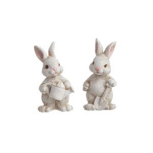 Figurine iepurasi pentru decoratiuni Paste set 2 buc