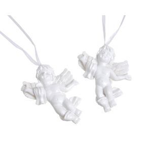 Figurine ingeras cu agatatoare pentru aranjamente florale set 2 buc