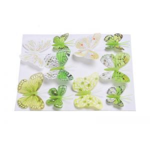 Fluturi color pentru aranjamente florale set 10 buc