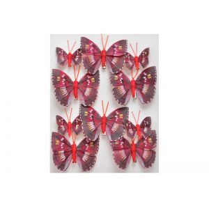 Fluturi color pentru aranjamente florale set 10 buc