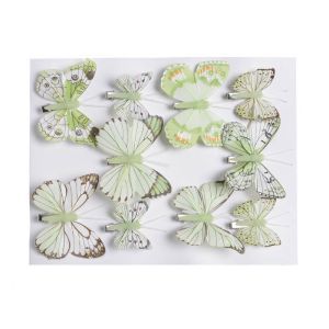 Fluturi color pentru aranjamente florale set 10 buc