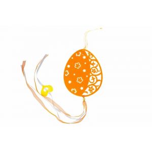 Ghirlanda ou pasla portocaliu pentru aranjamente florale