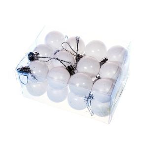 Globuri plastic color pentru decoratiuni florale set 24 buc