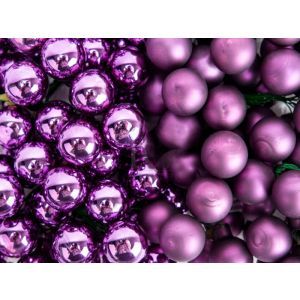 Globuri sticla color 1.5 cm pentru decoratiuni florale set 144 buc