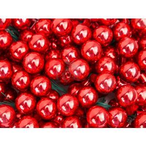 Globuri sticla color 1.5 cm pentru decoratiuni florale set 144 buc