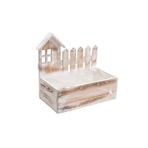 Ladita lemn+model pentru aranjamente florale