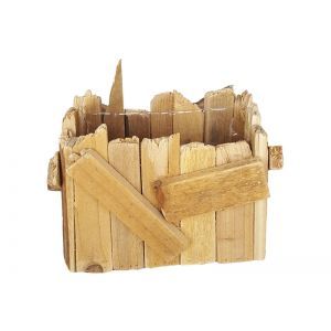 Ladita lemn natur 21 cm