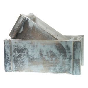 Ladita lemn pentru aranjamente florale set 2 buc