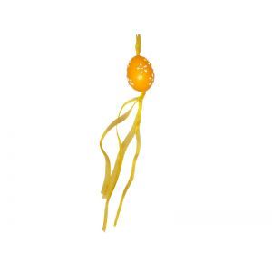 Ou color cu agatatoare 6 cm pentru aranjamente florale