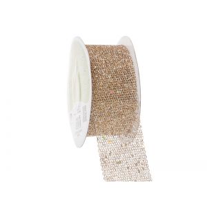 Rola material textil+sclipici pentru aranjamente florale