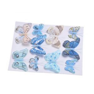 Fluturi color pentru aranjamente florale set 10 buc