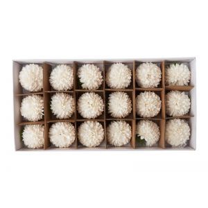 Crizanteme sapun pentru aranjamente florale set 18 buc