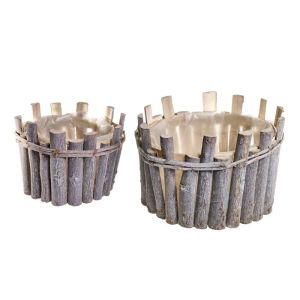 Set 2 cosuri nuiele gri