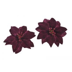 Craciunite clips color set 2 buc pentru aranjamente florale