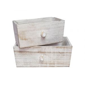 Ladita tip sertar pentru aranjamente florale set 2 buc