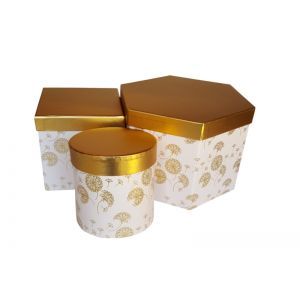 Cutii diferite modele pentru aranjamente florale set 3 buc