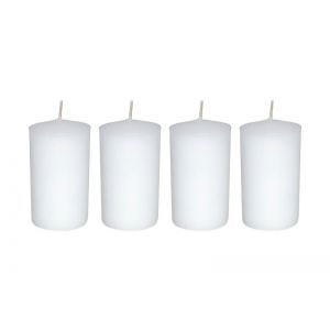 Lumanari 4x6 cm pentru aranjamenre florale set 4 buc