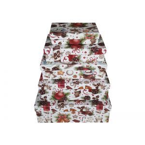 Cutii dreptunghiulare pentru flori set 5 buc