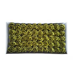Trandafiri sapun pentru aranjamente florale set 50 buc