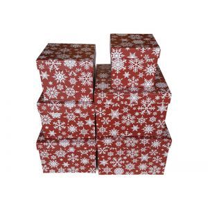 Cutii patrate pentru flori set 6 buc