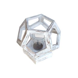 Sfera lemn+pahar