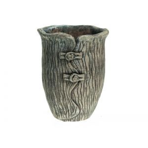 Vas ceramica gri model