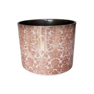 Vas ceramica rotund model romb pentru aranjamente florale