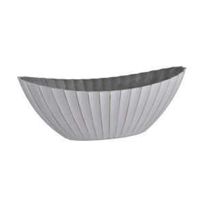 Vas plastic oval pentru aranjamente floarle