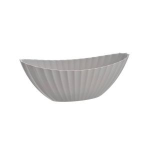 Vas plastic oval pentru aranjamente floarle