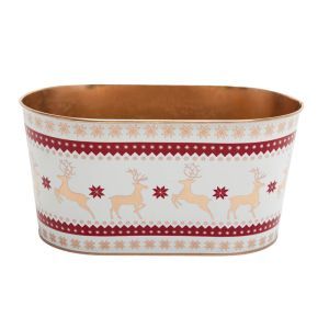 Vas tabla oval+model pentru decoratiuni Craciun