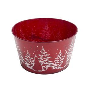 Vas tabla rotund+model pentru decoratiuni Craciun