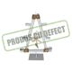Brad lemn cu suport lumanari PRODUS CU DEFECT model 1