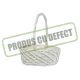 Cos oval rattan pentru aranjamente florale PRODUS CU DEFECT model 1