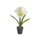 Amarylis artificial+ghiveci pentru decoratiuni florale model 1