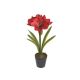 Amarylis artificial+ghiveci pentru decoratiuni florale model 2