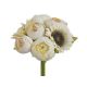 Buchet 5 bujori+floarea soarelui artificiala pentru aranjamente florale model 1