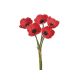 Buchet 5 fire anemone artificiale color pentru aranjamente florale model 3