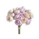 Buchet 9 fire camelii din flori artificiale model 2