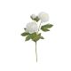 Bujor artificial 2 flori+boboc pentru aranjamente florale model 1